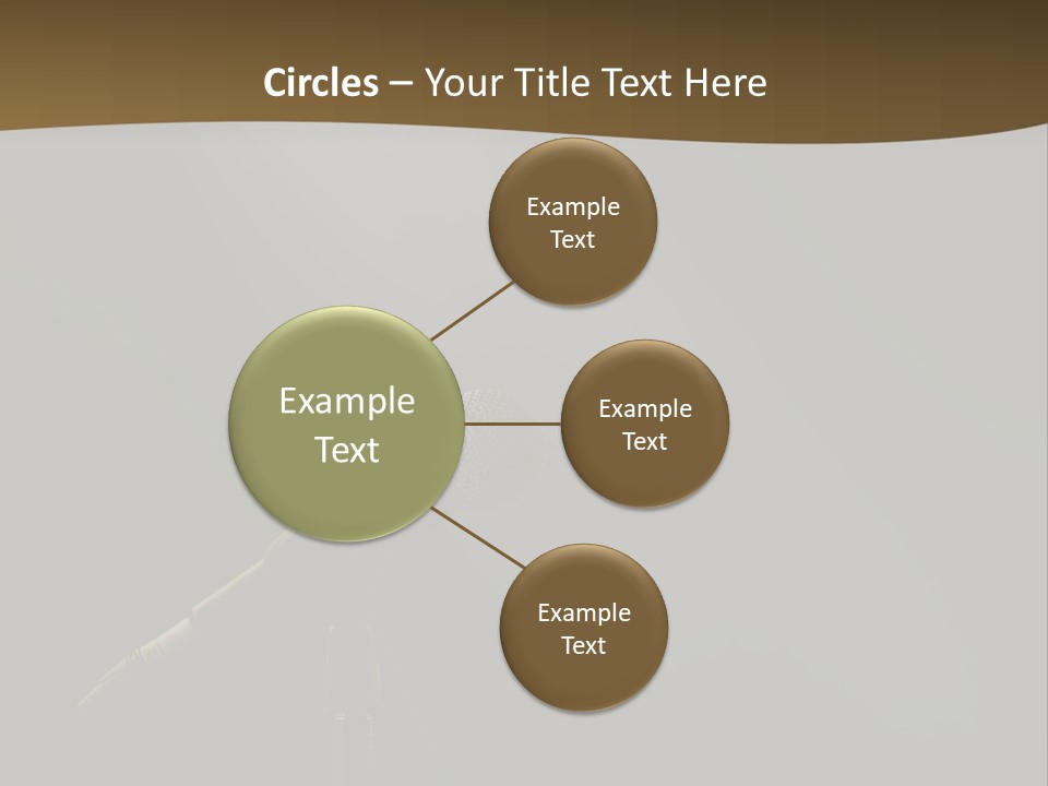 A Microphone On A Stage With A Spotlight On It PowerPoint Template