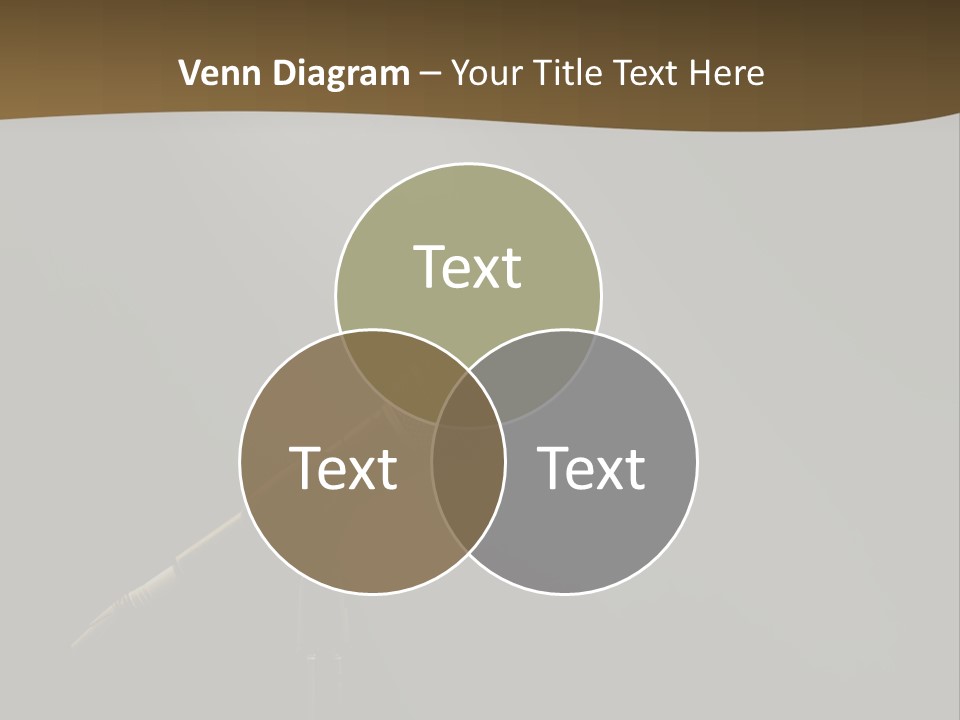 A Microphone On A Stage With A Spotlight On It PowerPoint Template