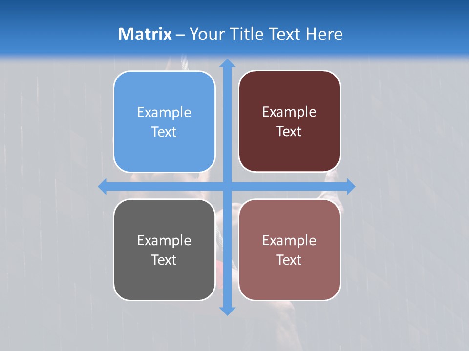 A Man Hanging From A Rope On A Building PowerPoint Template