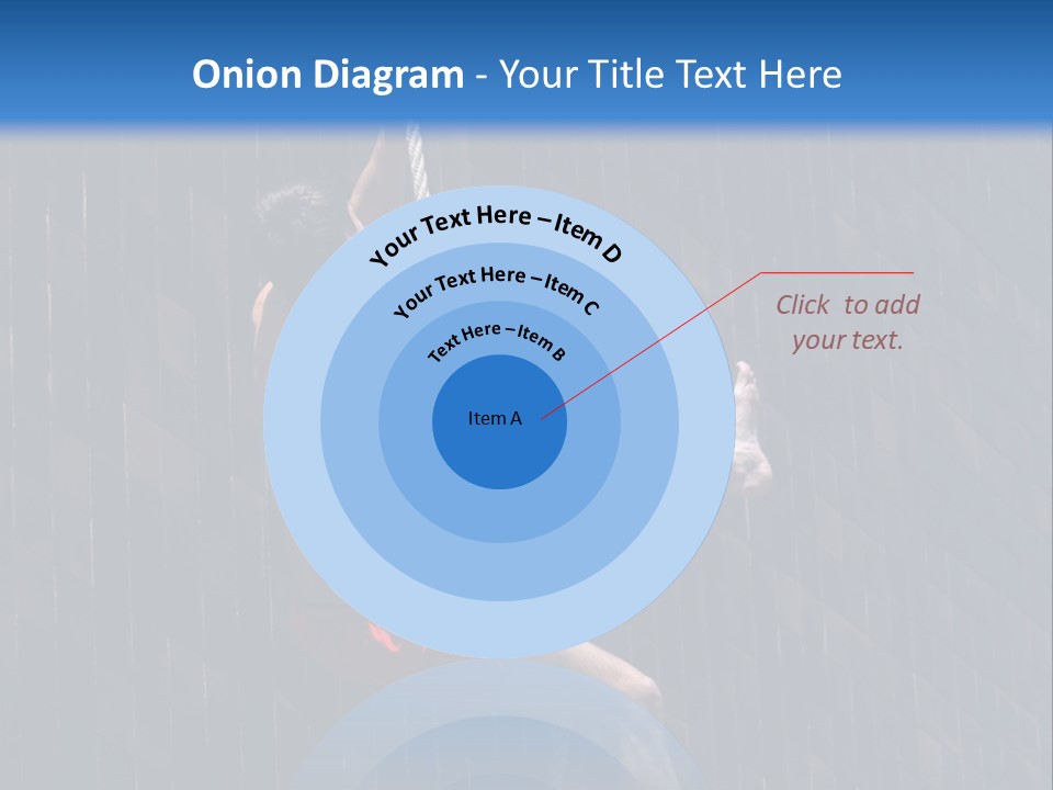 A Man Hanging From A Rope On A Building PowerPoint Template