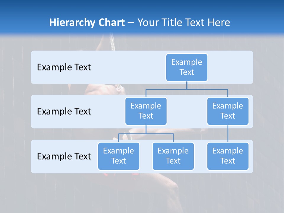 A Man Hanging From A Rope On A Building PowerPoint Template