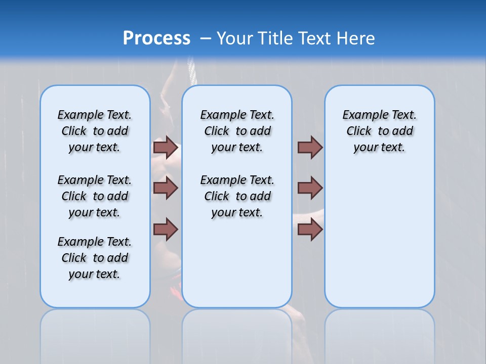 A Man Hanging From A Rope On A Building PowerPoint Template