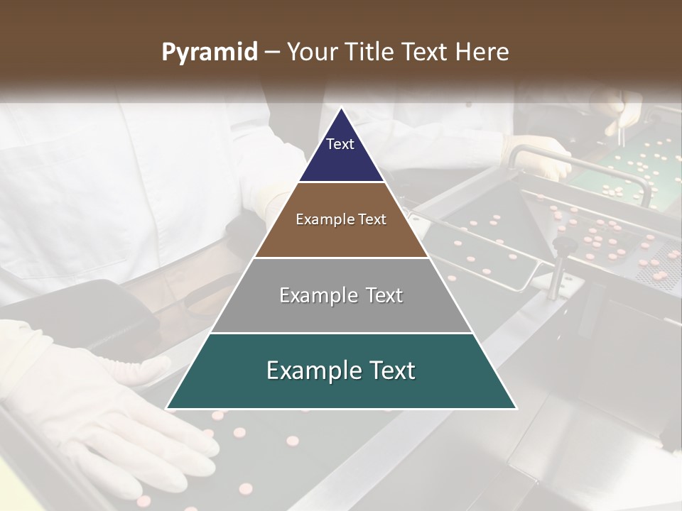 Two People In White Lab Coats Working On A Machine PowerPoint Template