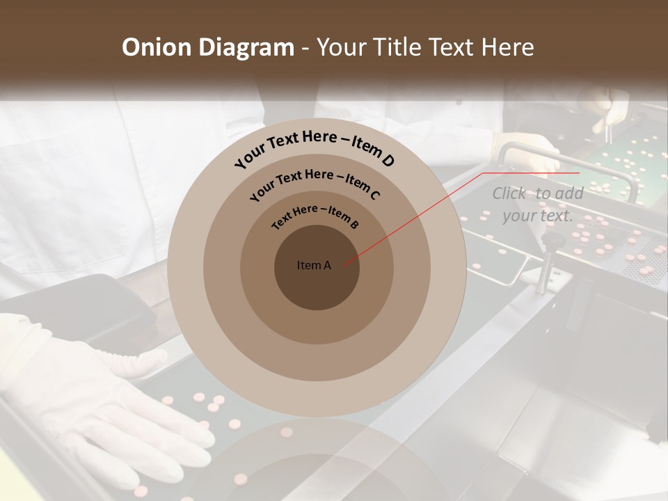 Two People In White Lab Coats Working On A Machine PowerPoint Template