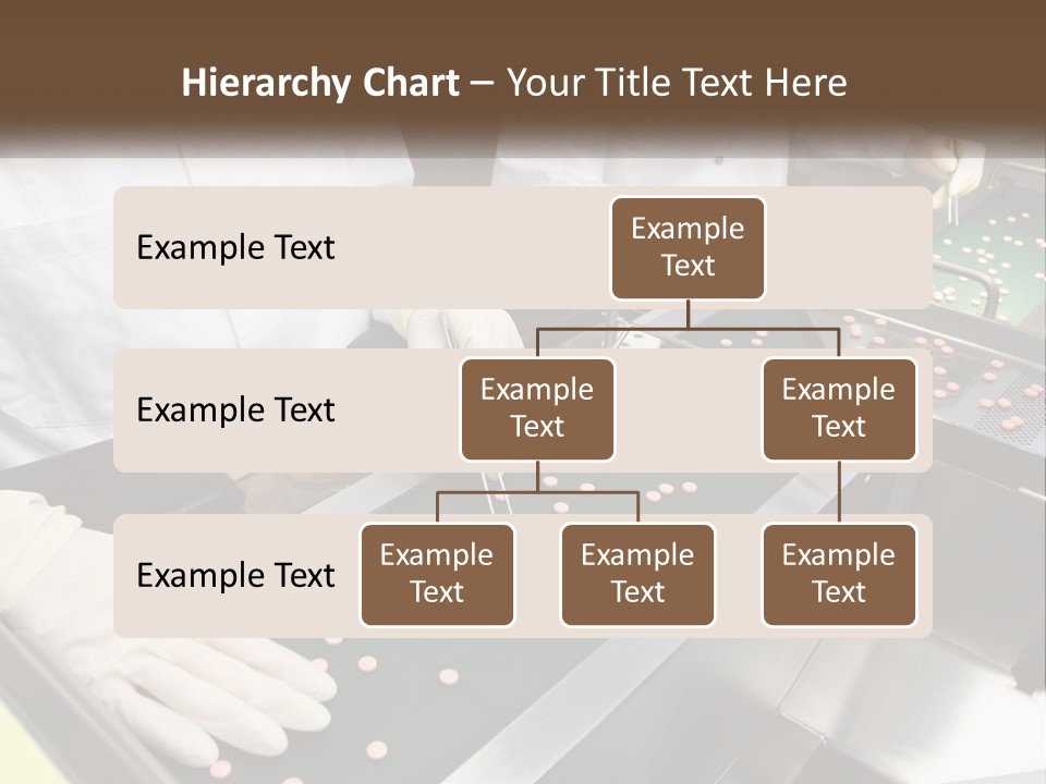 Two People In White Lab Coats Working On A Machine PowerPoint Template
