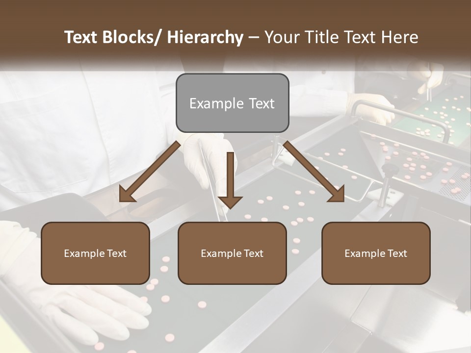 Two People In White Lab Coats Working On A Machine PowerPoint Template