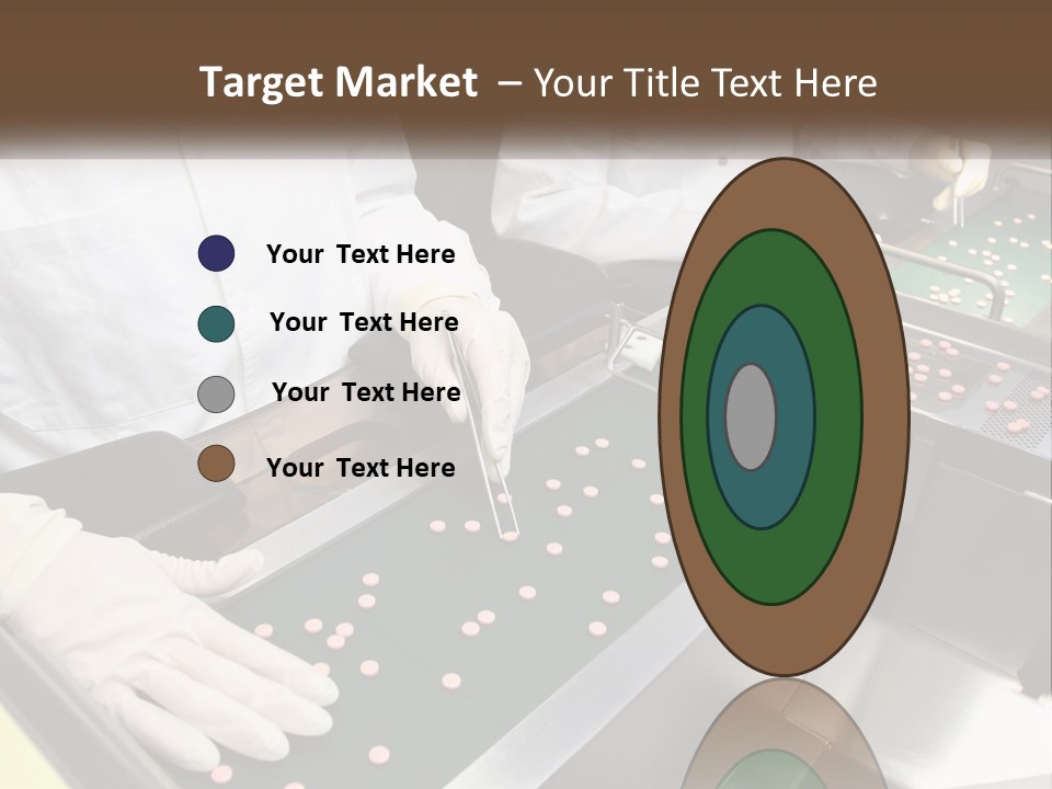 Two People In White Lab Coats Working On A Machine PowerPoint Template