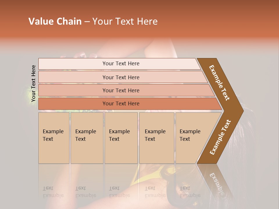 A Woman Holding A Large Hamburger Up To Her Face PowerPoint Template
