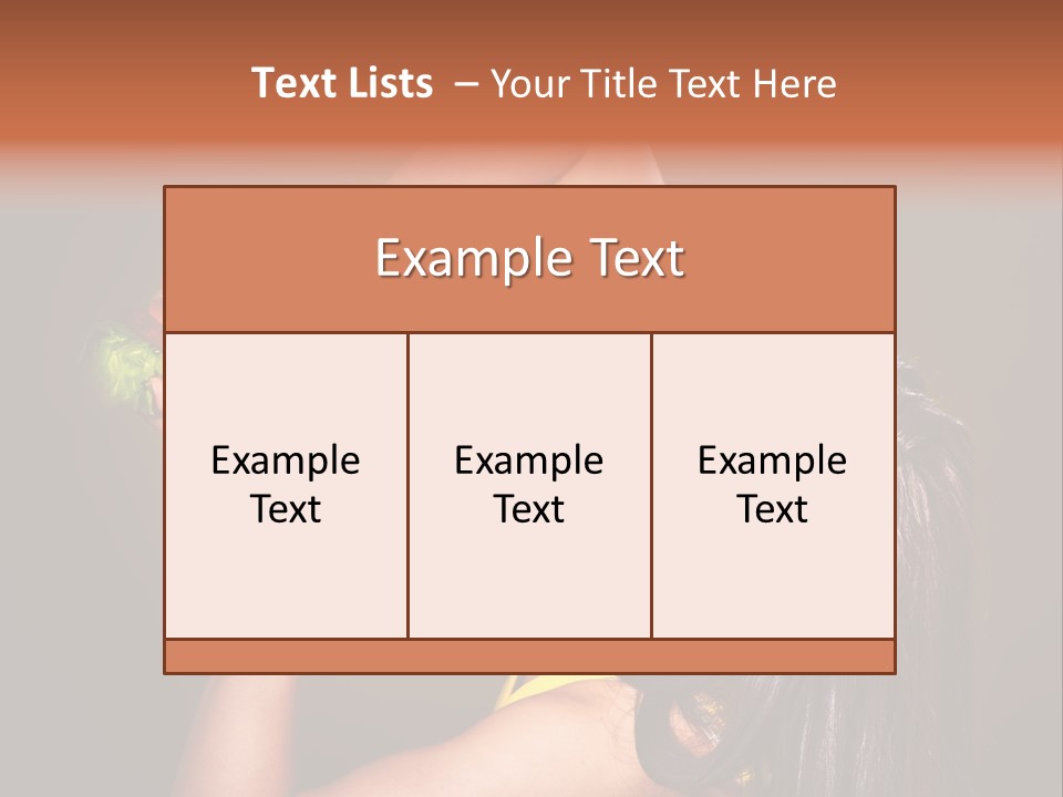 A Woman Holding A Large Hamburger Up To Her Face PowerPoint Template