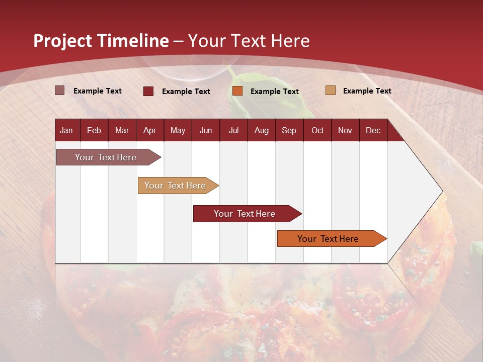 A Heart Shaped Pizza On A Cutting Board With Two Glasses Of Wine PowerPoint Template
