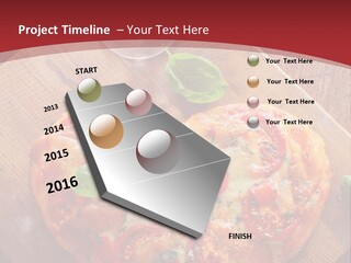 A Heart Shaped Pizza On A Cutting Board With Two Glasses Of Wine PowerPoint Template