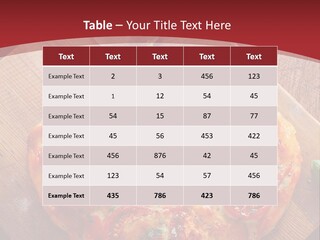A Heart Shaped Pizza On A Cutting Board With Two Glasses Of Wine PowerPoint Template