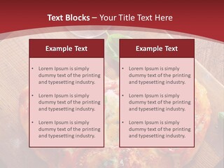 A Heart Shaped Pizza On A Cutting Board With Two Glasses Of Wine PowerPoint Template