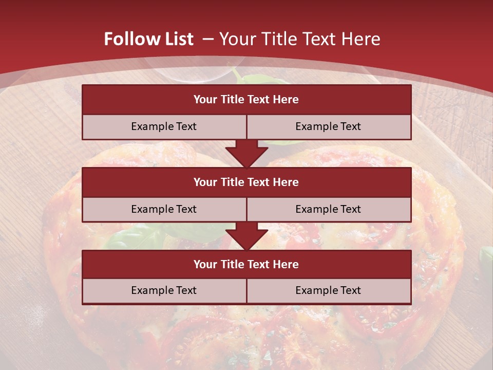 A Heart Shaped Pizza On A Cutting Board With Two Glasses Of Wine PowerPoint Template