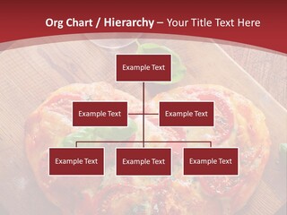 A Heart Shaped Pizza On A Cutting Board With Two Glasses Of Wine PowerPoint Template