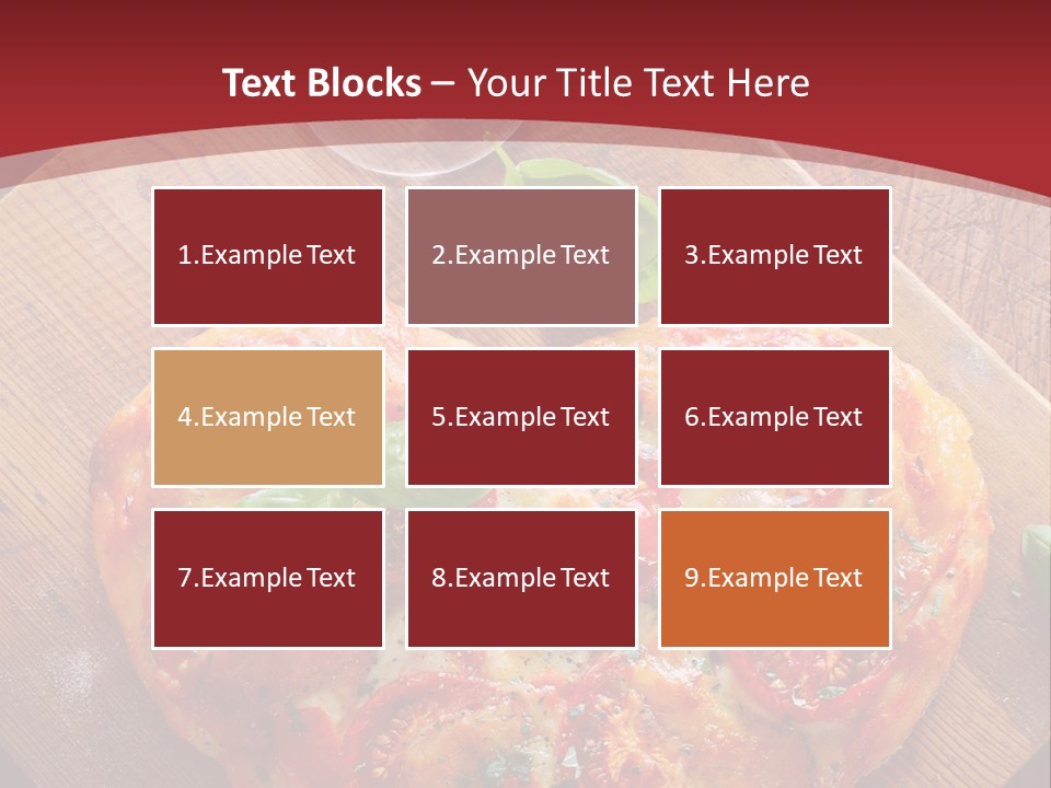 A Heart Shaped Pizza On A Cutting Board With Two Glasses Of Wine PowerPoint Template