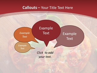 A Heart Shaped Pizza On A Cutting Board With Two Glasses Of Wine PowerPoint Template