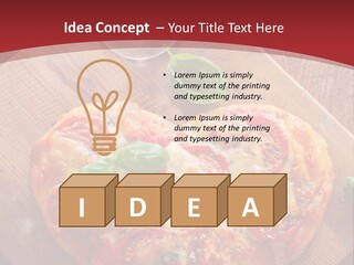 A Heart Shaped Pizza On A Cutting Board With Two Glasses Of Wine PowerPoint Template