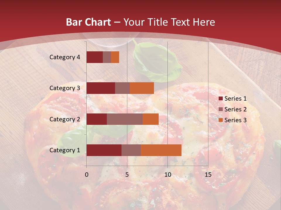 A Heart Shaped Pizza On A Cutting Board With Two Glasses Of Wine PowerPoint Template