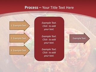 A Heart Shaped Pizza On A Cutting Board With Two Glasses Of Wine PowerPoint Template