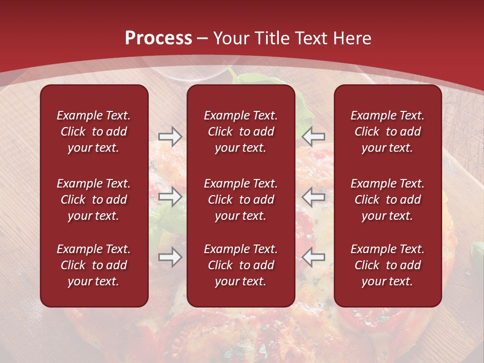 A Heart Shaped Pizza On A Cutting Board With Two Glasses Of Wine PowerPoint Template