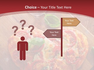 A Heart Shaped Pizza On A Cutting Board With Two Glasses Of Wine PowerPoint Template