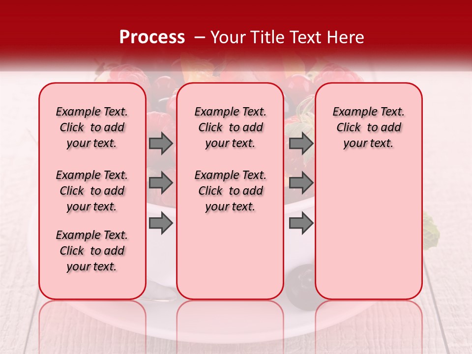 A Bowl Of Fruit With A Spoon On A Plate PowerPoint Template