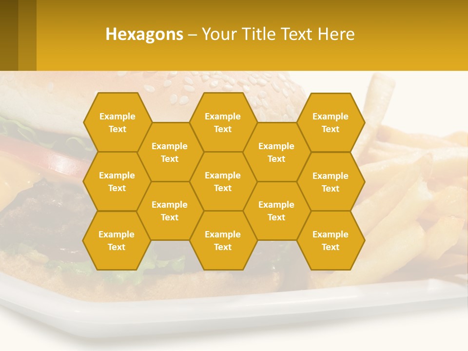 Burger And French Fries PowerPoint Template