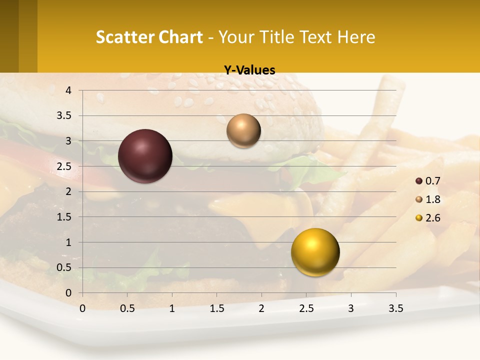 Burger And French Fries PowerPoint Template