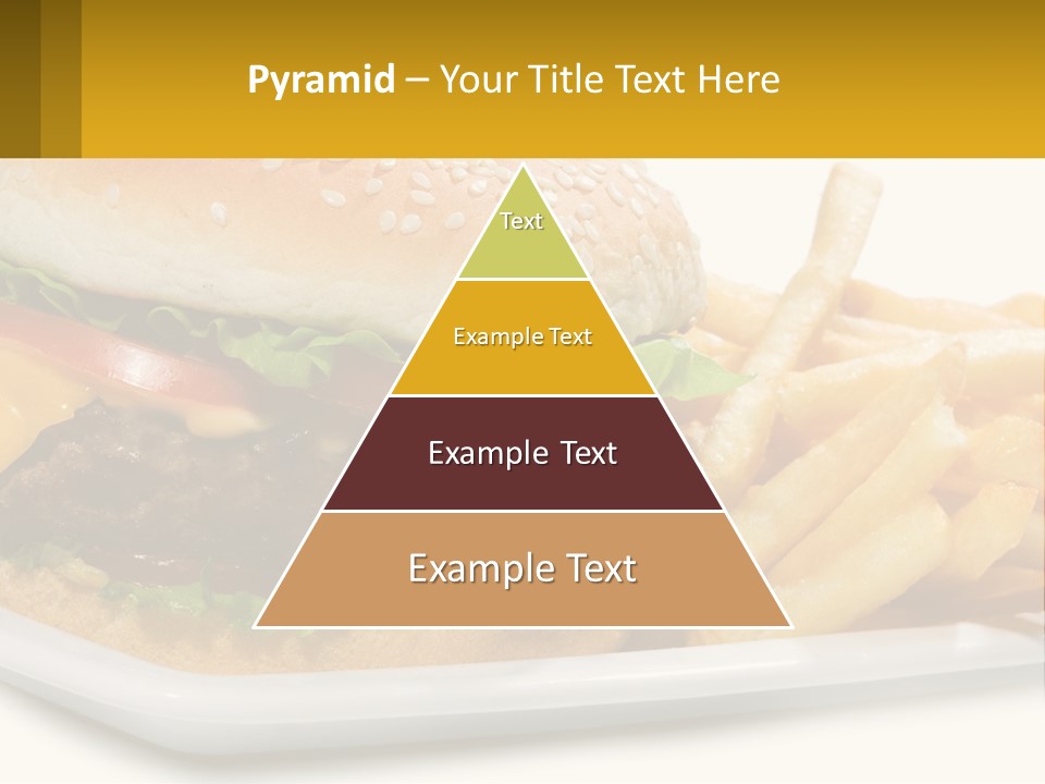 Burger And French Fries PowerPoint Template