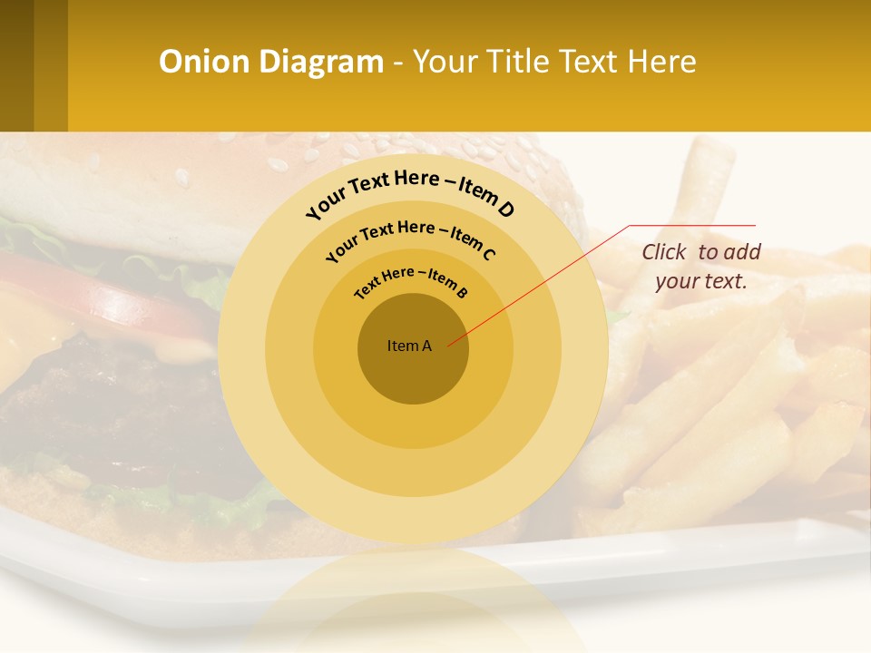 Burger And French Fries PowerPoint Template
