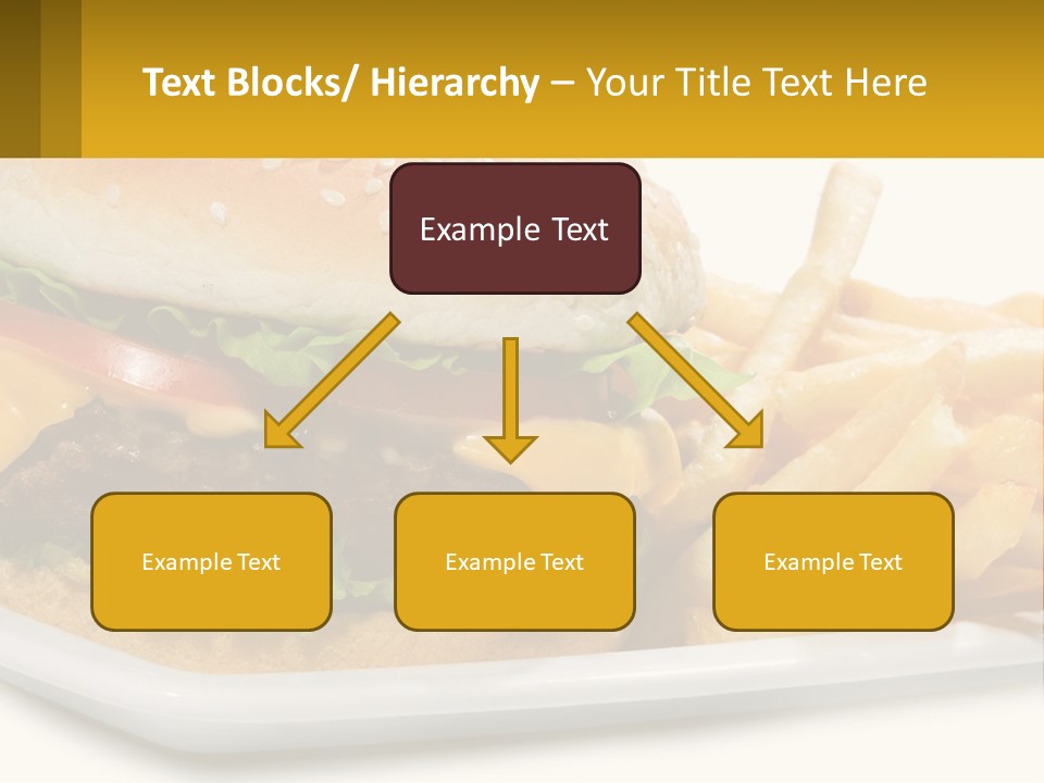 Burger And French Fries PowerPoint Template