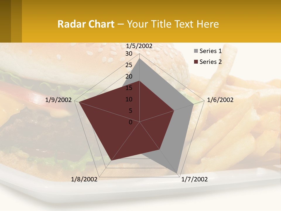 Burger And French Fries PowerPoint Template