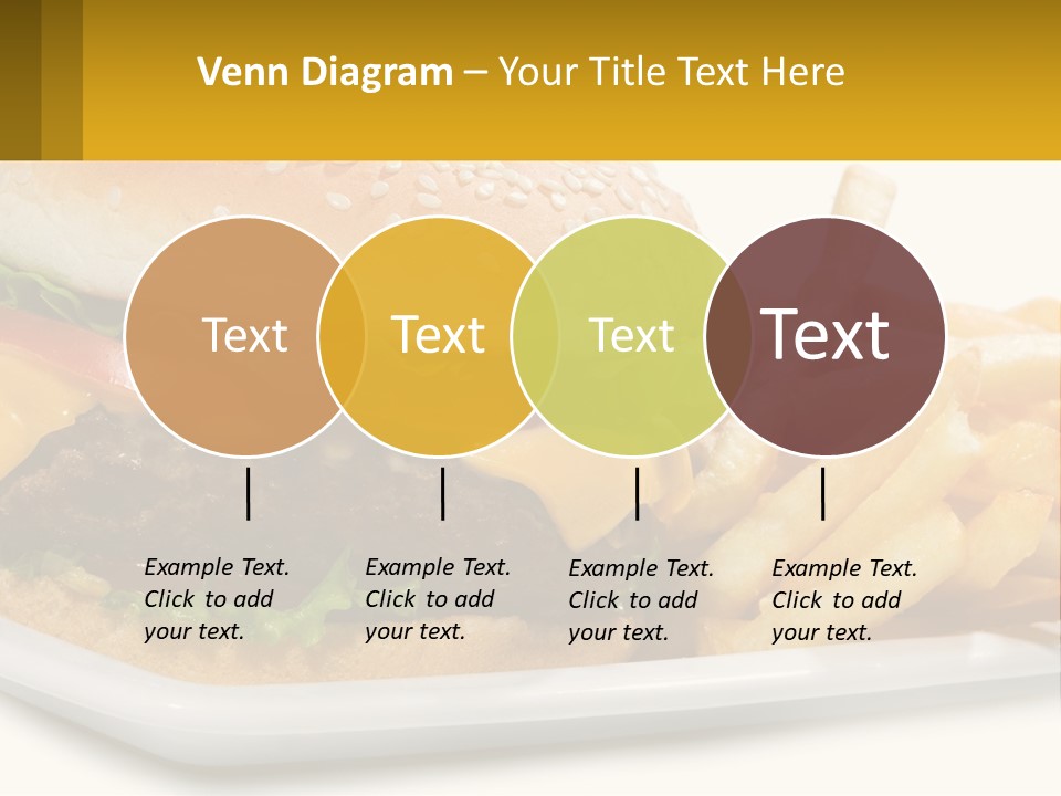 Burger And French Fries PowerPoint Template