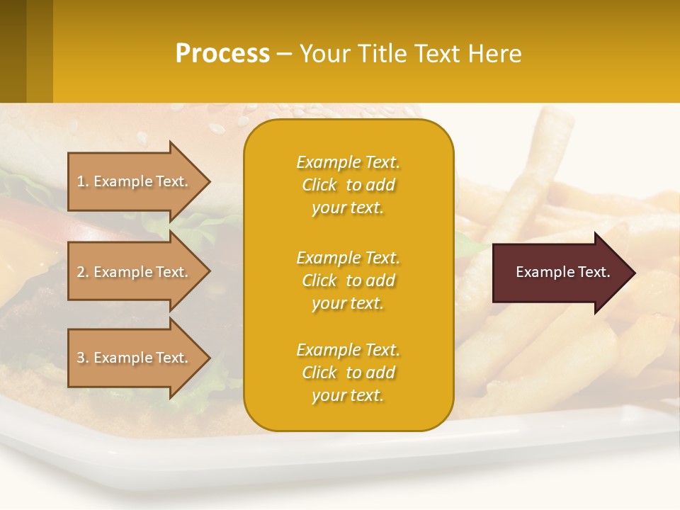 Burger And French Fries PowerPoint Template