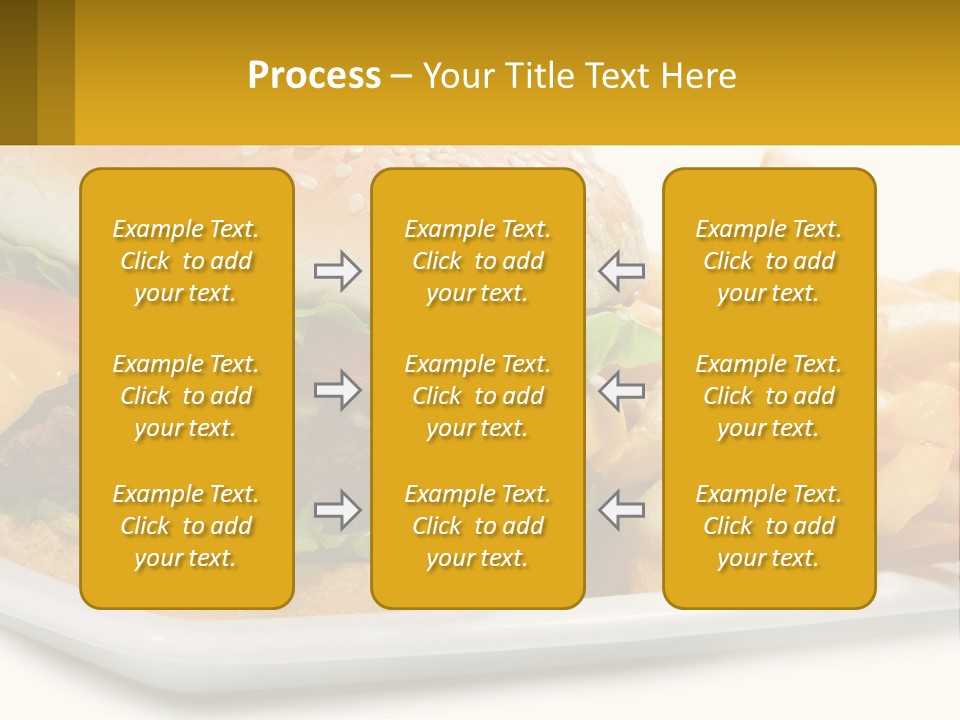 Burger And French Fries PowerPoint Template