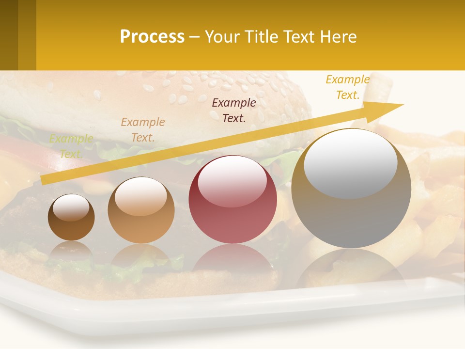 Burger And French Fries PowerPoint Template