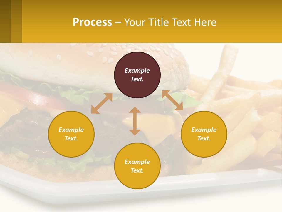 Burger And French Fries PowerPoint Template