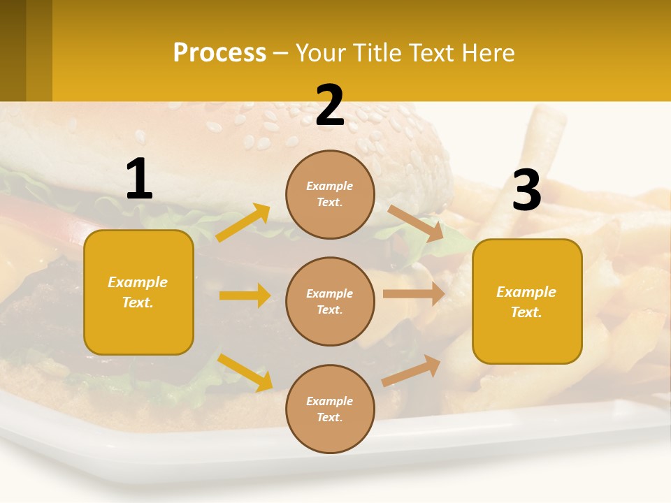 Burger And French Fries PowerPoint Template