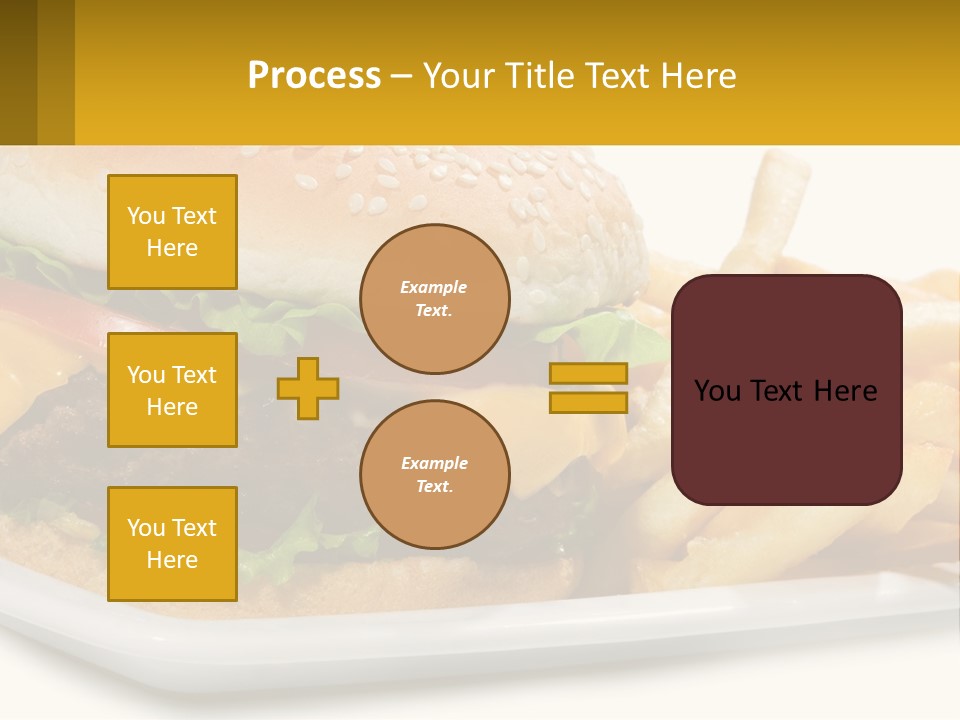 Burger And French Fries PowerPoint Template