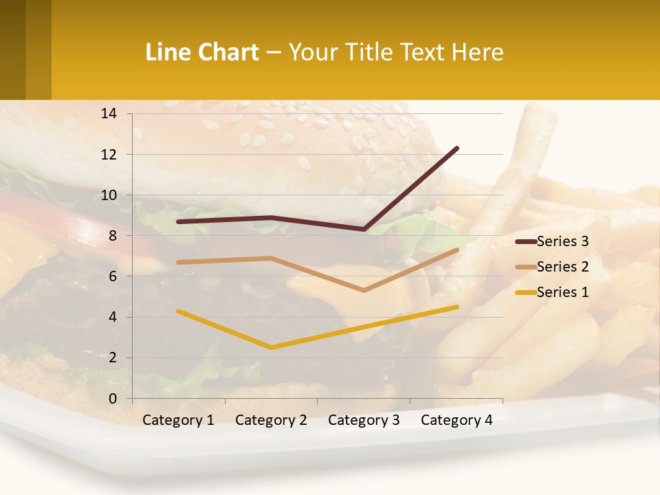 Burger And French Fries PowerPoint Template