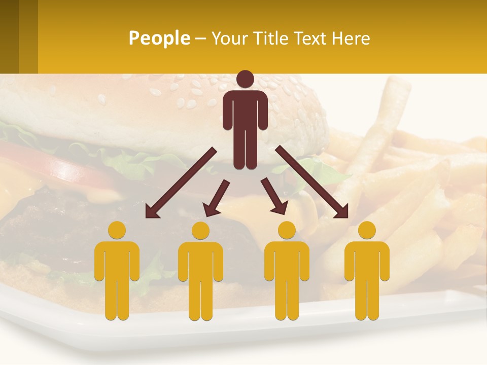 Burger And French Fries PowerPoint Template
