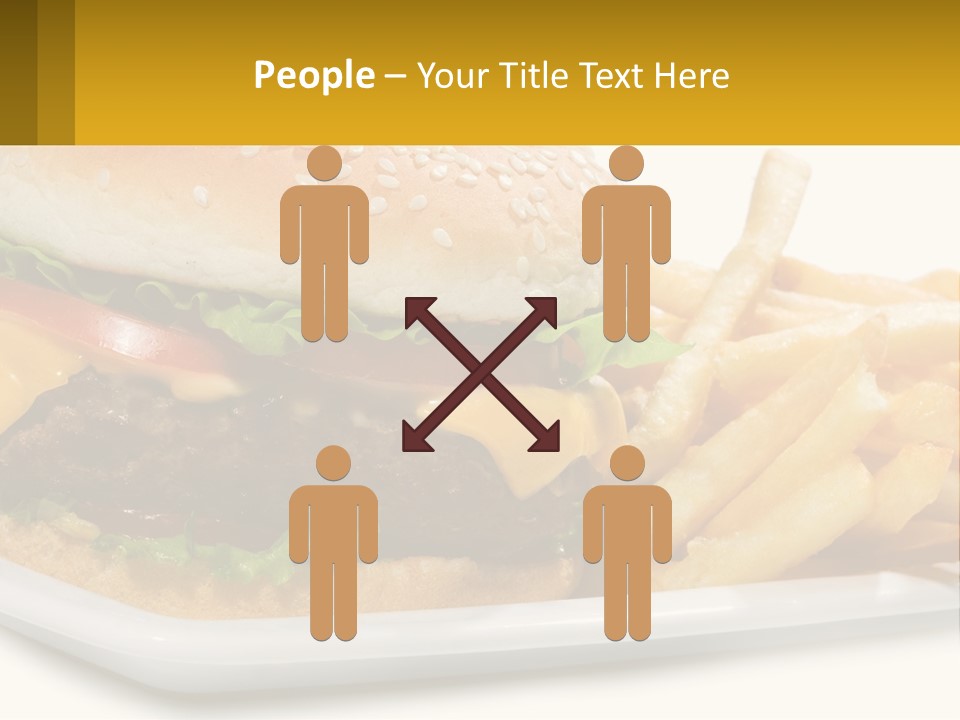 Burger And French Fries PowerPoint Template