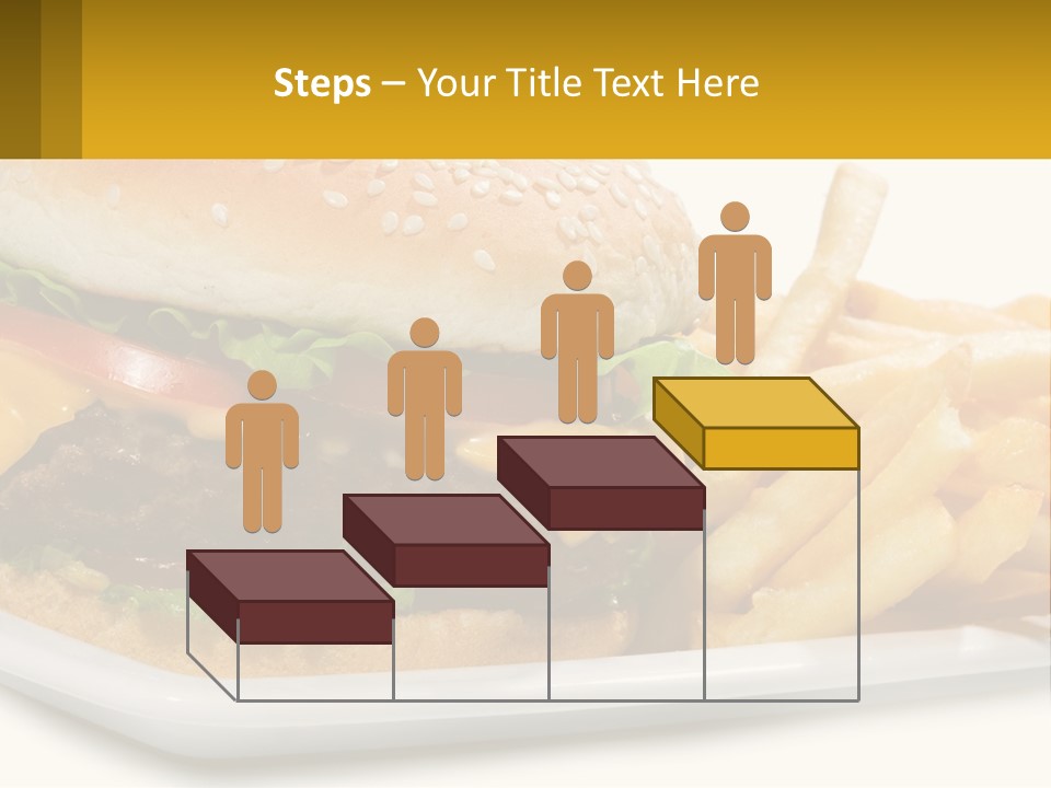 Burger And French Fries PowerPoint Template