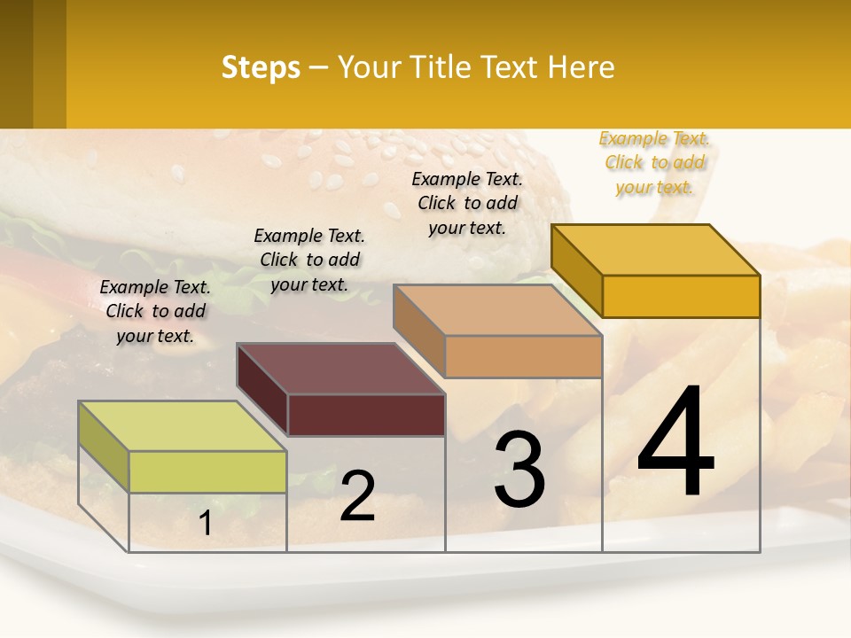 Burger And French Fries PowerPoint Template