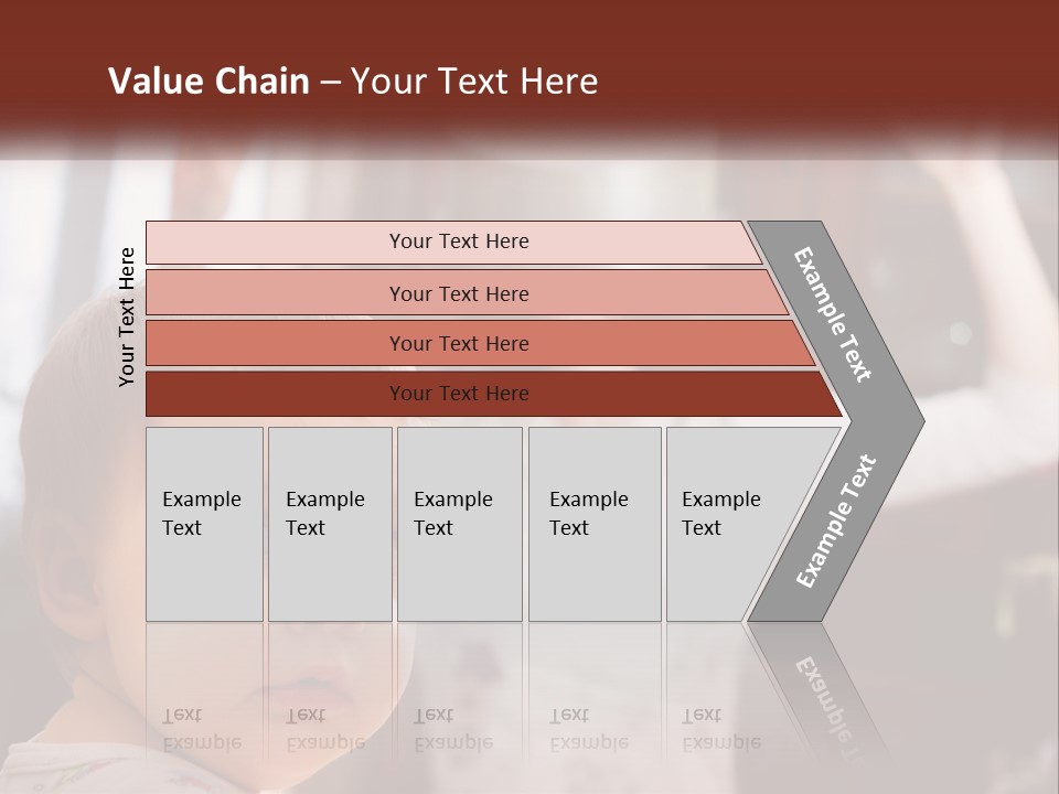 A Baby With A White Hat On His Head PowerPoint Template