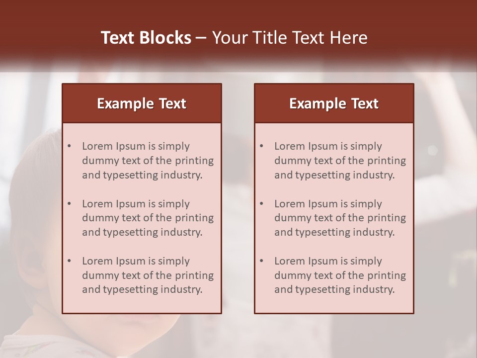 A Baby With A White Hat On His Head PowerPoint Template