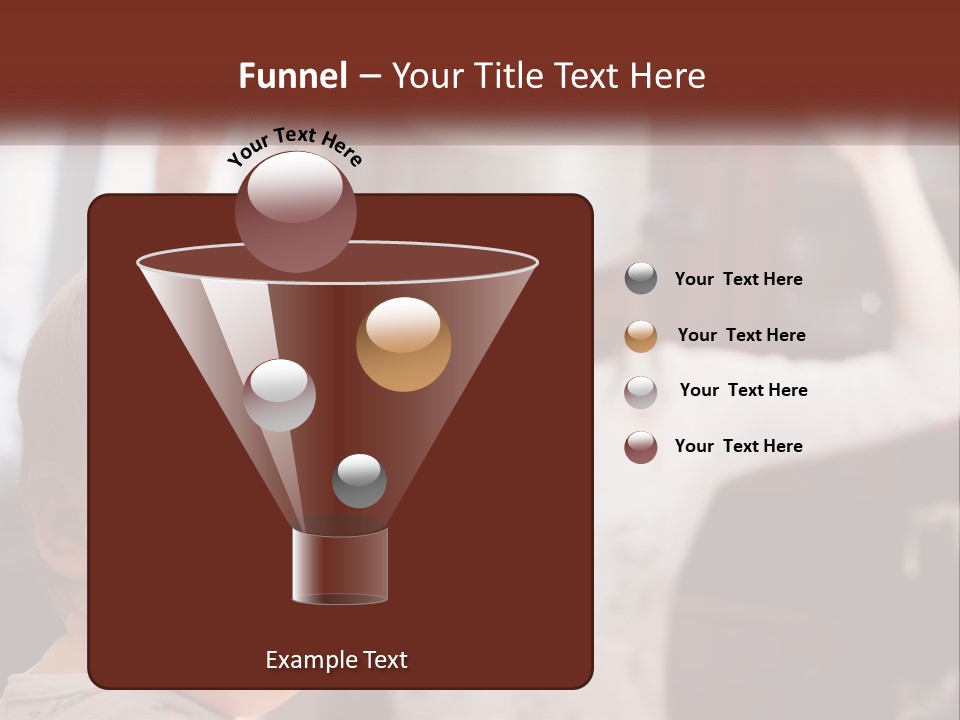 A Baby With A White Hat On His Head PowerPoint Template