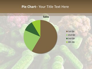 A Group Of Green And Pink Algaes Powerpoint Template PowerPoint Template
