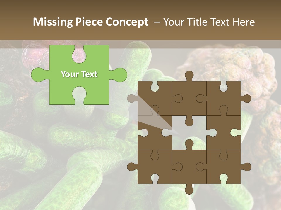 A Group Of Green And Pink Algaes Powerpoint Template PowerPoint Template